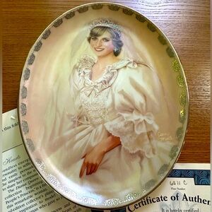 Princess Diana: Queen of Our Hearts 1997 Bradford Exchange Collector Plate EUC